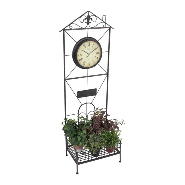 Portafiori da giardino con orologio ADDU - Garden Pleasure