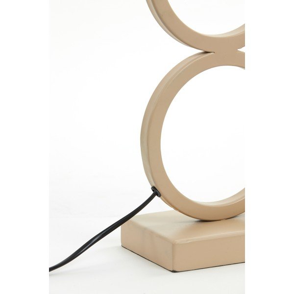 Lampada da tavolo beige base 51 cm Stelios - Light & Living-image-4
