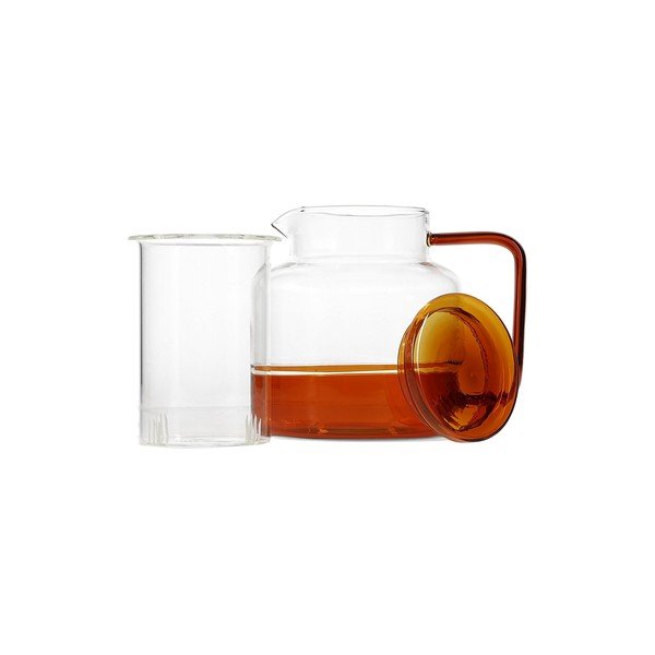 Teiera color ambra in vetro 950 ml Liv – ONA-image-2