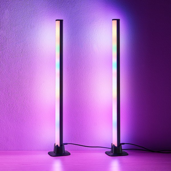 Lampada da tavolo LED nera in metallo (altezza totale 55 cm) Boy – Reality-image-4