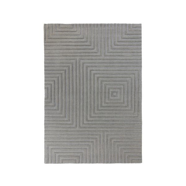 Tappeto in lana grigio 160x230 cm Estela - Flair Rugs