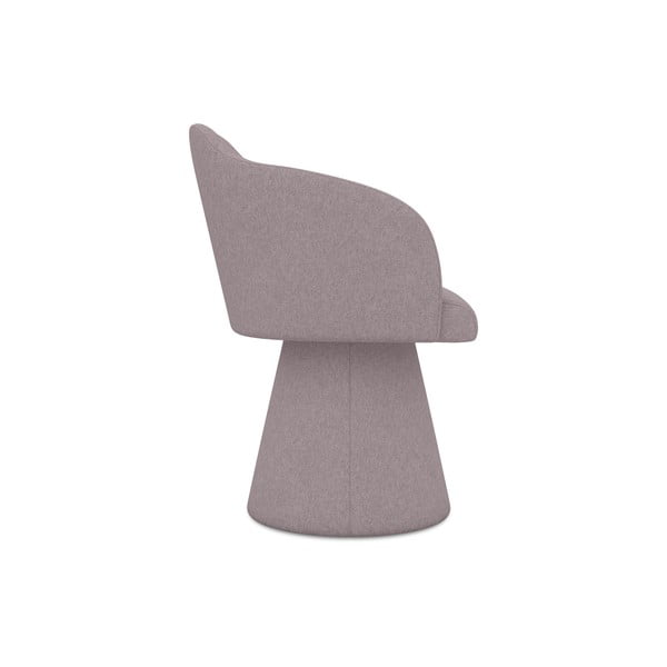 Sedia da pranzo lavanda in imbottito Kanoa – Makamii-image-2