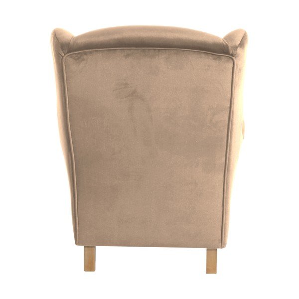 Poltrona marrone Velour Sand Lorris - Max Winzer-image-4