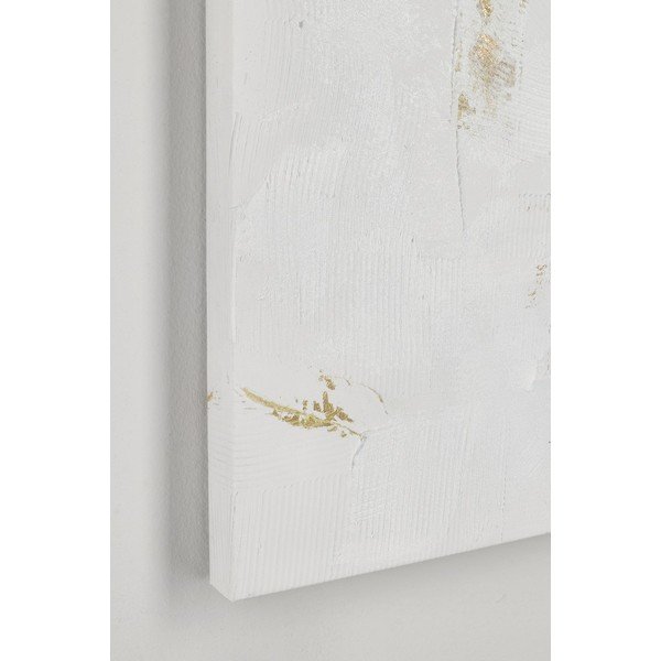 Dipinto stampato/con elementi dipinti a mano dipinto su tela 80x80 cm Crown – Bizzotto-image-2