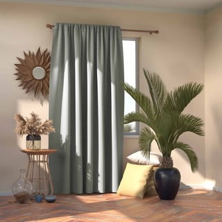 Tenda oscurante/termoisolante grigia 140x270 cm Pleat – Restilo