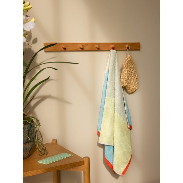 Attaccapanni da parete di colore naturale con effetto rovere 60 cm Cosplay - Hübsch-image-4