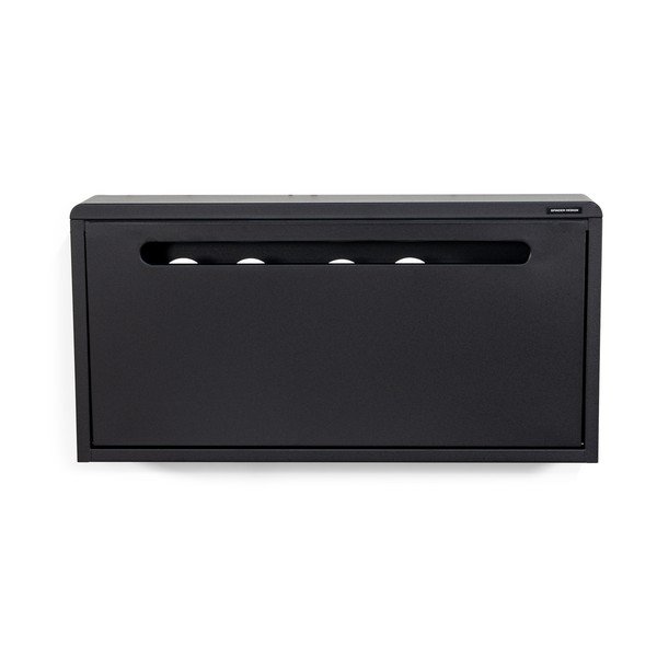 Scarpiera nera in metallo con ante ribaltabili/da parete 75x38x13 cm Mario – Spinder Design-image-4