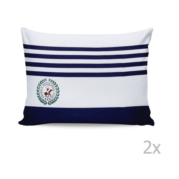 Set di 2 federe in cotone Baker, 50 x 70 cm - Beverly Hills Polo Club