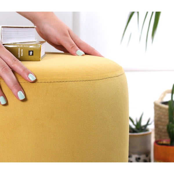 Sgabello giallo Ropp - Artie-image-3