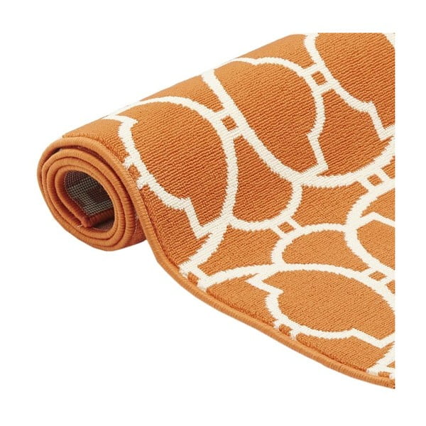 Tappeto arancione per esterni , 133 x 190 cm Interlaced - Floorita-image-3