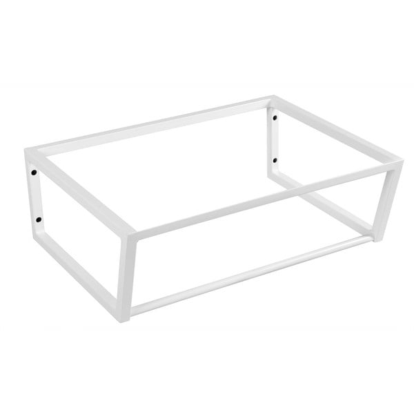 Scaffale da sotto lavabo bianco in acciaio da appendere 60x20 cm Ska – Sapho