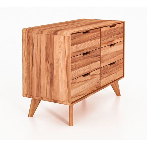 Cassettiera bassa in faggio 90x63 cm Greg - The Beds-image-1