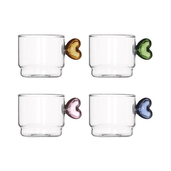 Tazze in set in vetro 4 pz 90 ml – Brandani
