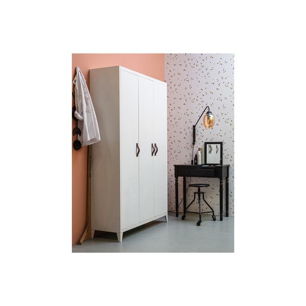 Armadio bianco Brock, larghezza 120 cm - WOOOD-image-4