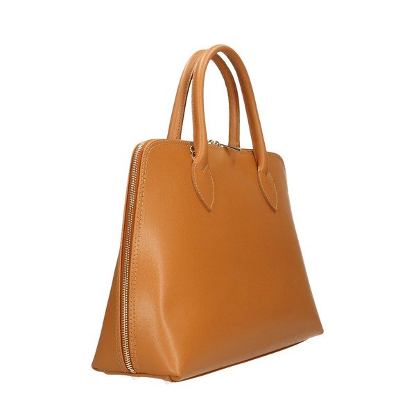 Borsa in pelle marrone Arancio - Chicca Borse-image-1