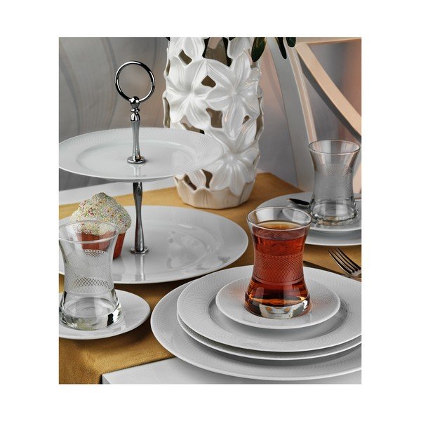 46dílná porcelánová sada Kutahya Čajový dýchánek