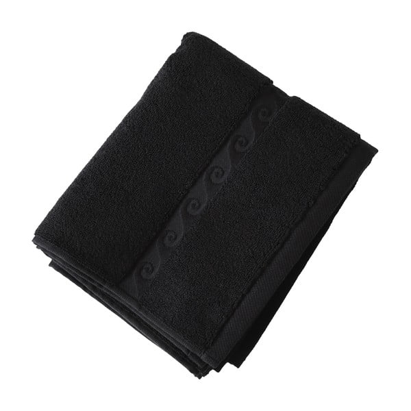 Ručník Wave 50x30, černý-image-2