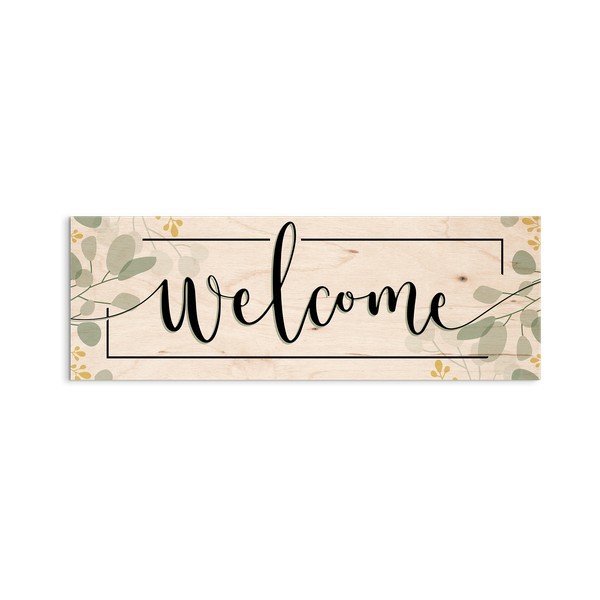 Decorazione murale Welcome, 25 x 70 cm - Styler