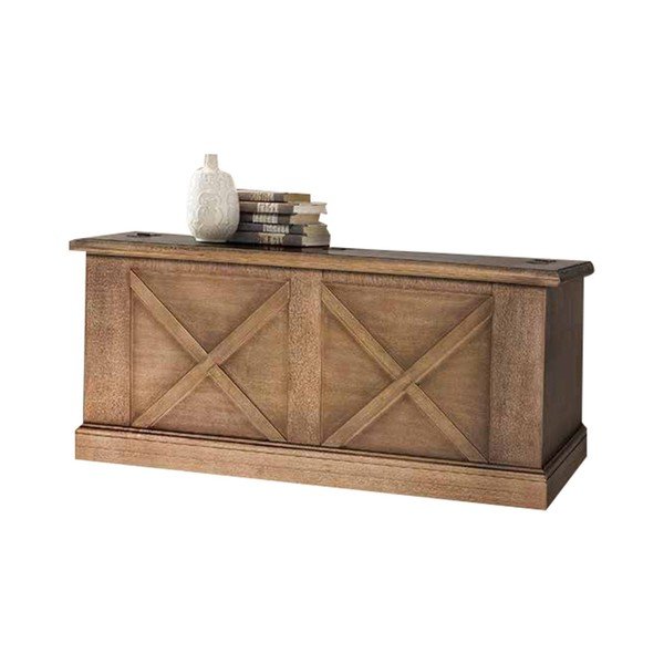 Hnědá nízká komoda Evergreen House Queen