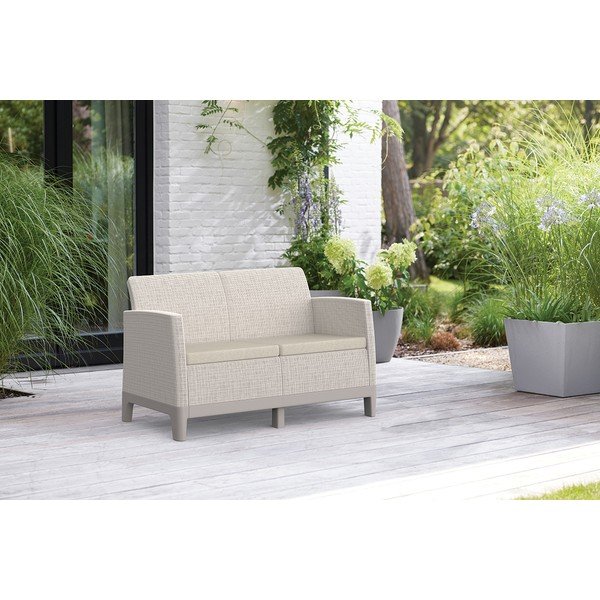 Divano da giardino greige Scandi Forma – Keter-image-1