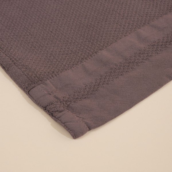 Copriletto in cotone grigio per letto matrimoniale 160x220 cm Hasir - Mijolnir-image-2