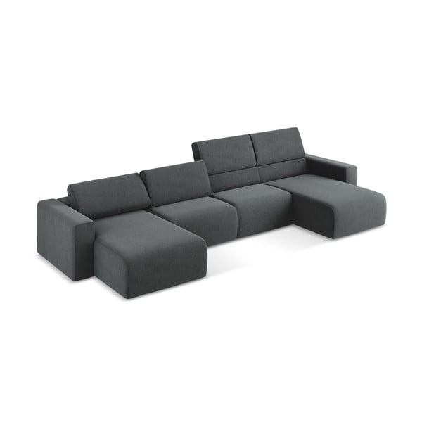 Divano angolare grigio Kalea – Makamii-image-1