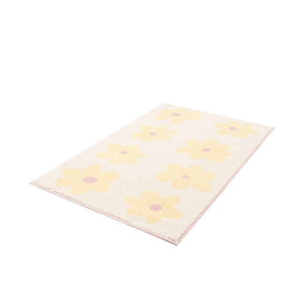 Tappeto per bambini giallo e avorio 80x150 cm Dazzy Vanilla – FD-image-4