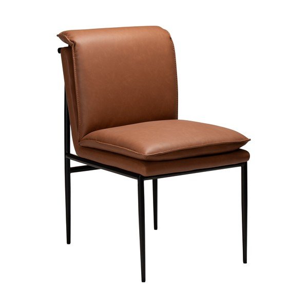 Sedia da pranzo marrone cognac Evoke – DAN-FORM Denmark