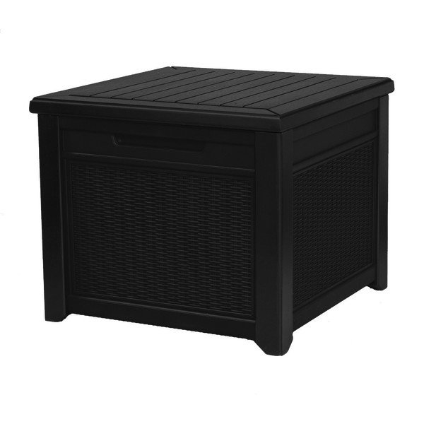 Hnědý zahradní úložný box Keter, 71 x 59 cm