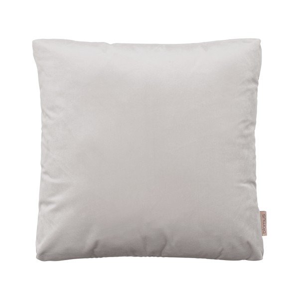 Federa grigio chiaro con effetto velluto , 45 x 45 cm - Blomus