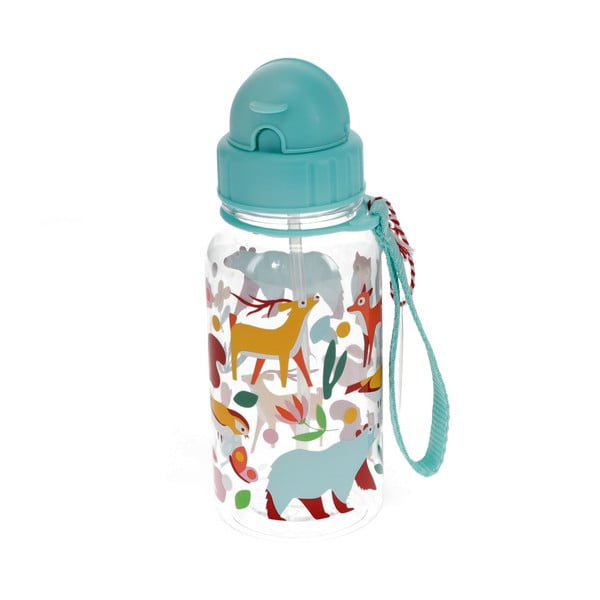 Biberon tritan azzurro 500 ml Woodland - Rex London