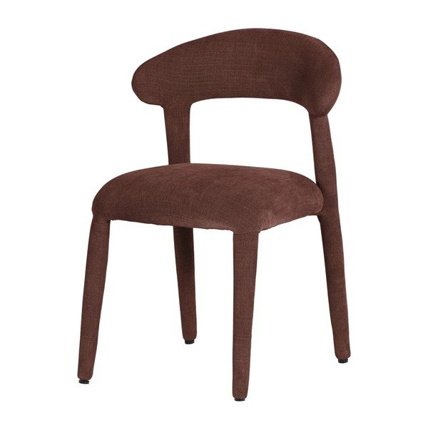 Sedie da pranzo in set burgundy imbottito 2 pz Sile – WOOOD-image-2