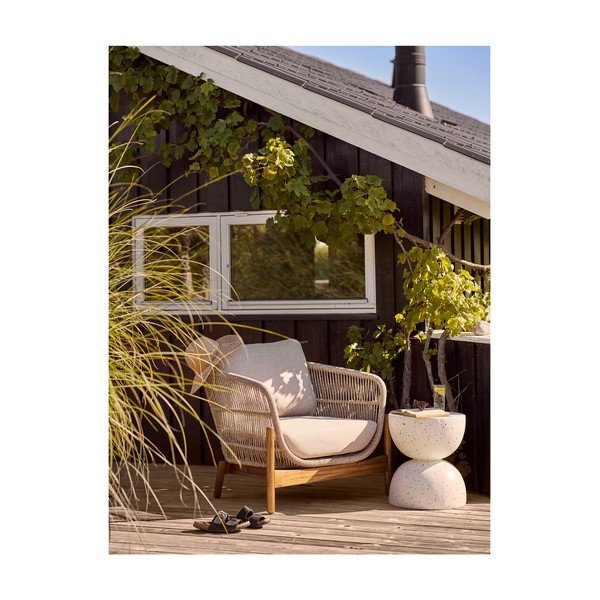 Tavolino da giardino rotondo in ceramica ø 40 cm Bonita – House Nordic-image-3