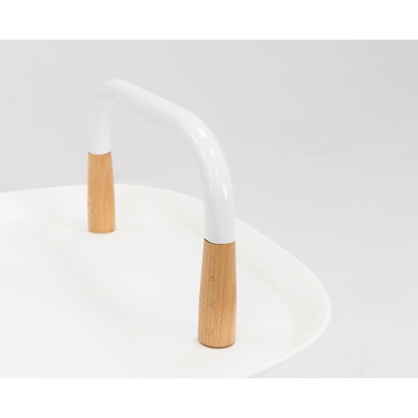 Carrello di servizio bianco su ruote Wagon Beech - Tenzo-image-1
