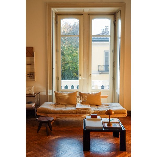 Divano variabile Naturale Chiaro/Bordeaux Bebop - Karup Design-image-1