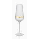 Set di 6 bicchieri da champagne bianchi Nordic Vintage, 190 ml Giselle - Crystalex