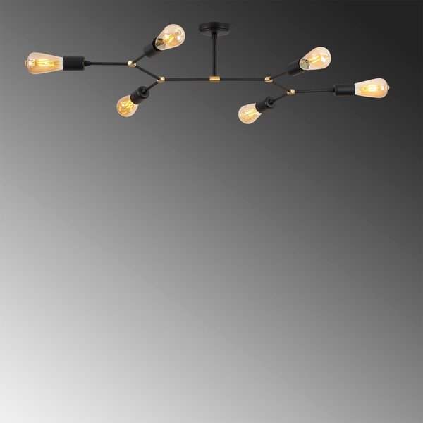 Plafoniera nera 48x95 cm Sparrow – Opviq lights-image-3
