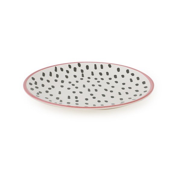 Set di 6 piatti da dessert in ceramica, 20 cm Brush Dots - My Ceramic-image-2