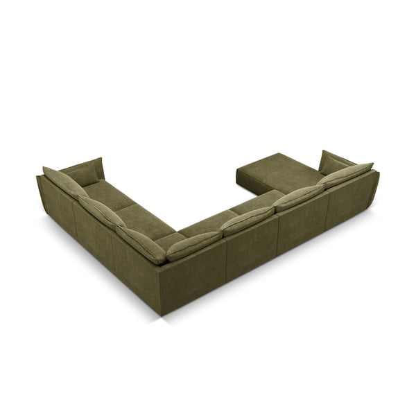 Divano angolare verde (angolo destro) Vanda - Mazzini Sofas-image-3