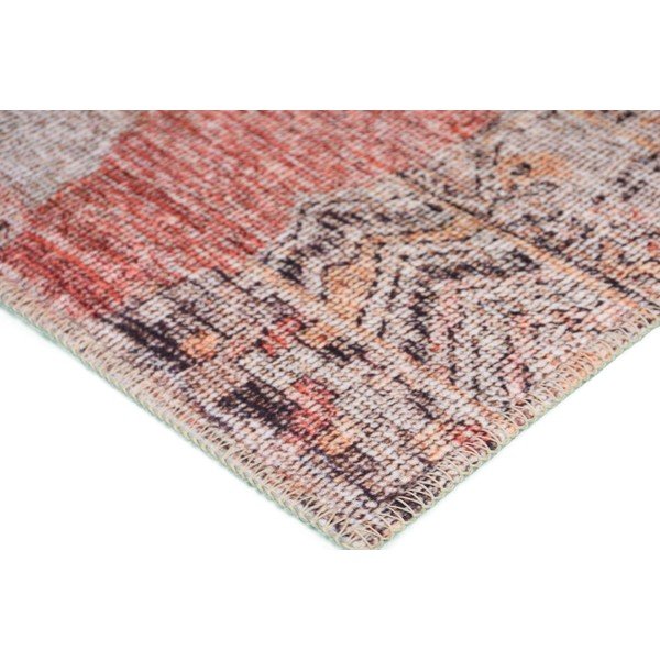Tappeto lavabile rosso chiaro 180x120 cm - Vitaus-image-2