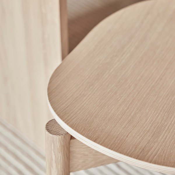 Sedia da pranzo colore naturale chiaro in frassino massiccio Oy – OYOY Living Design-image-2
