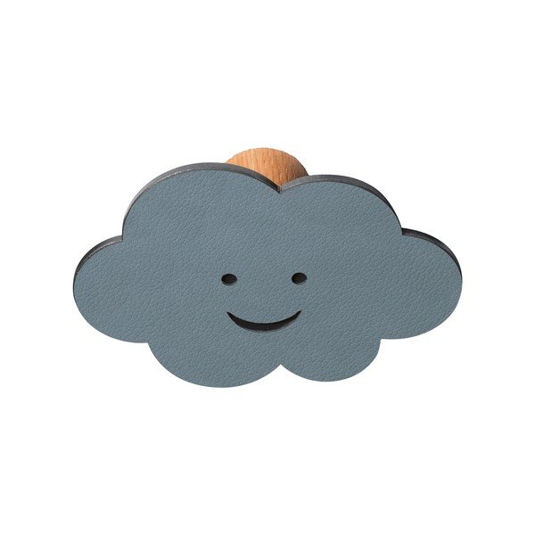 Gancio da parete blu in acciaio Cloud Dot Nupo – LIND DNA