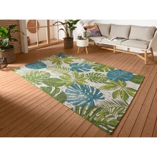 Tappeto da esterno verde/turchese 80x165 cm Flair – Hanse Home-image-1
