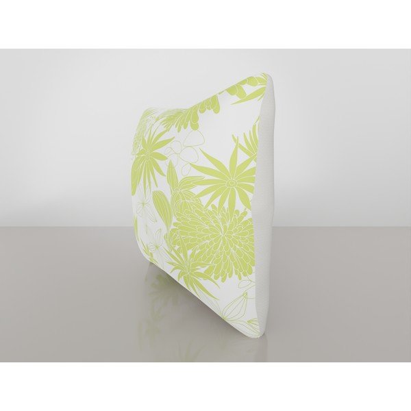 Federa verde lime e bianca Jungle Verde, 43 x 43 cm - Vitaus-image-2