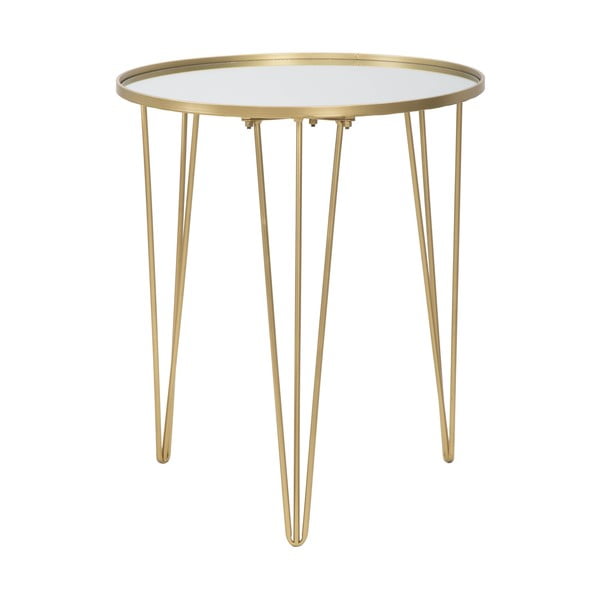 Tavolino rotondo in oro ø 50 cm Glam - Mauro Ferretti