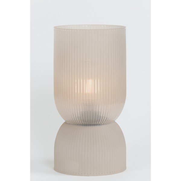 Lampada da tavolo grigio chiaro (altezza 27,5 cm) Phoebe - Light & Living-image-1
