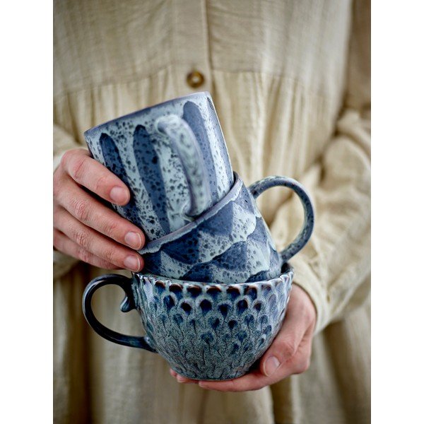 Tazzine in set grigie in ceramica 4 pz 365 ml Katrina – Bloomingville-image-4