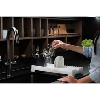 Scolapiatti bianco Livio Duo - Vialli Design
