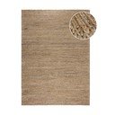 Tappeto in kenaf tessuto a mano in colore naturale 120x170 cm Drew Border - Flair Rugs