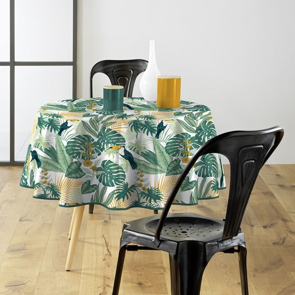 Tovaglia lavabile ø 160 cm Guyana - douceur d'intérieur-image-2